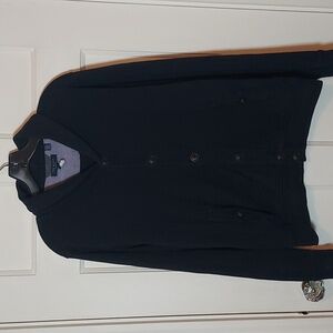 Ted Baker London Mens Navy Jersey Shawl Collar Cardigan